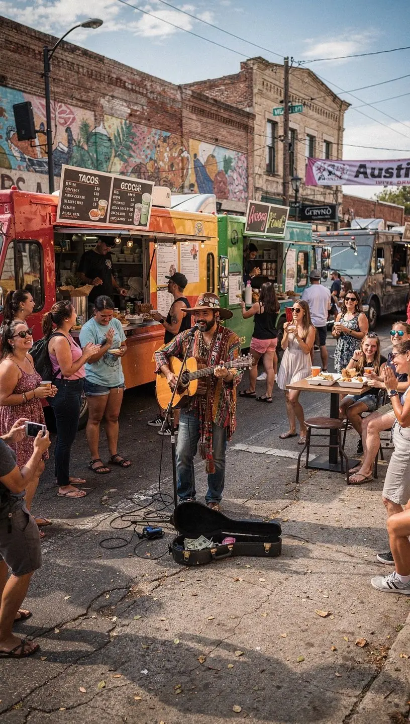 Przewodnik turystyczny omawiający historię regionu podczas spaceru.