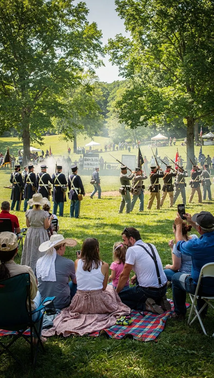 Zdjęcie grupy turystów spacerujących po historycznej dzielnicy, podziwiających architekturę budynków.