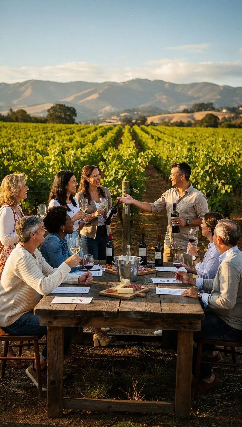 Zabytkowa ulica z kolorowymi kamienicami i turystami spacerującymi po chodniku.